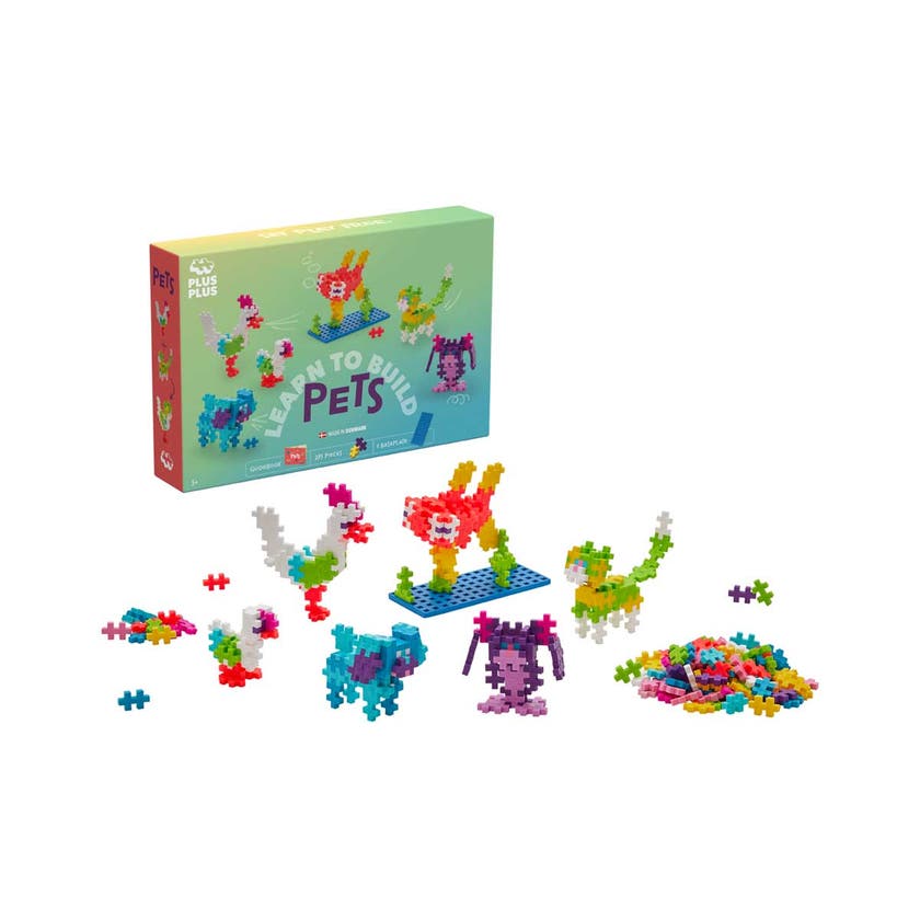 Plus-Plus Learn to Build Kjæledyr