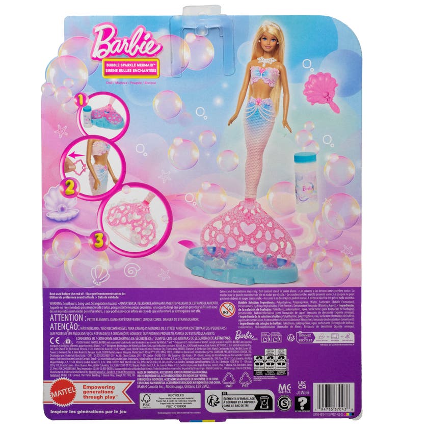 Barbie Bubbletastic Mermaid – havfrue med boblefunksjon