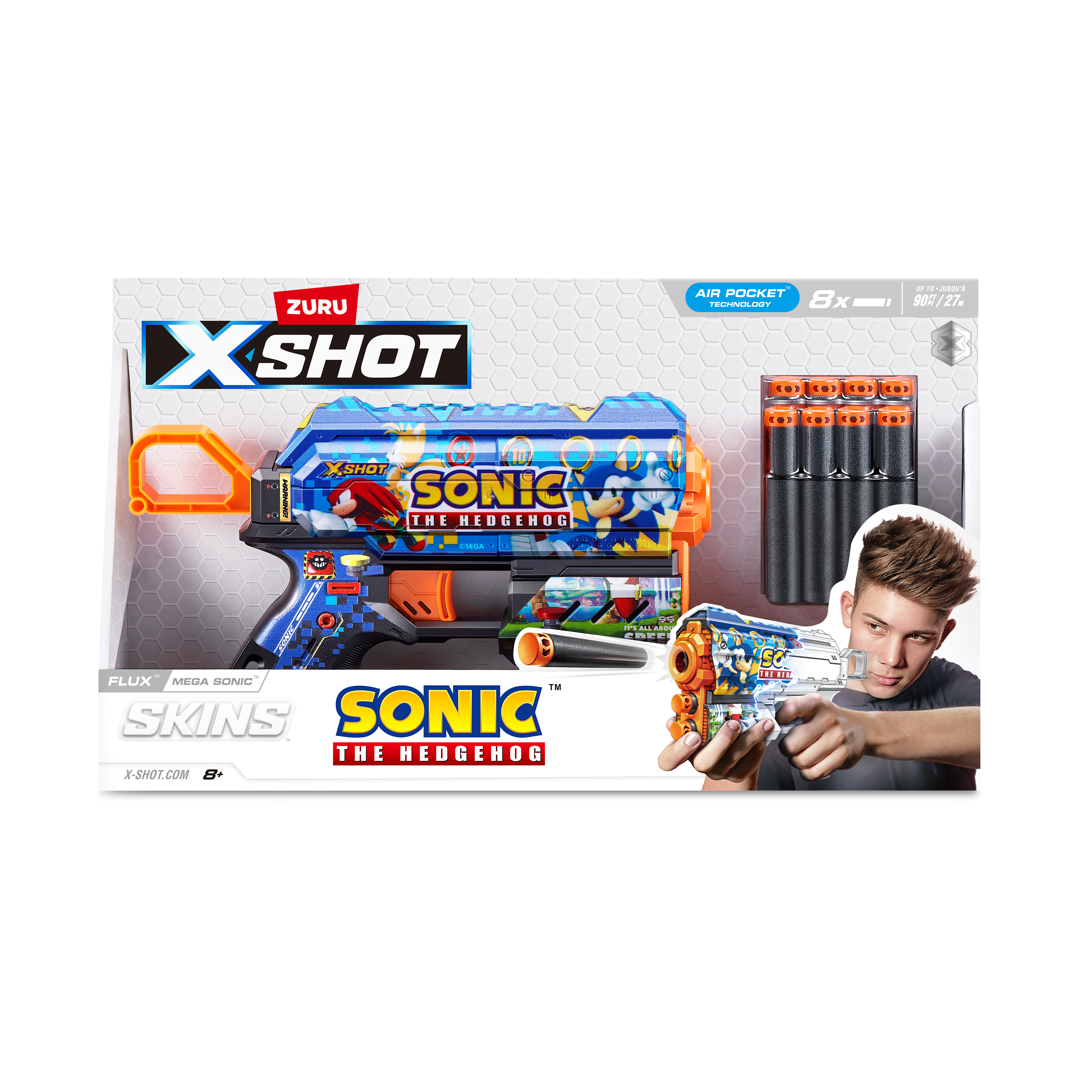 XSHOT SKINS-FLUX (8 piler) SONIC