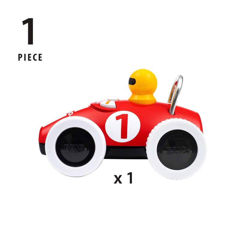 BRIO 30234, Lek & lær actionracer Rød