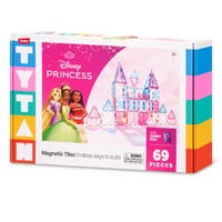 TYTAN Disney Prinsesseslott Magnetiske byggeplater, 69 deler