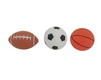 Skills, 3 Baller Basket, Fotball og Rugby