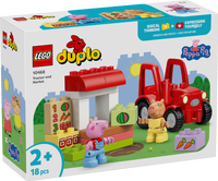 LEGO® DUPLO® Peppa Gris Traktor og marked, byggeleke 10468