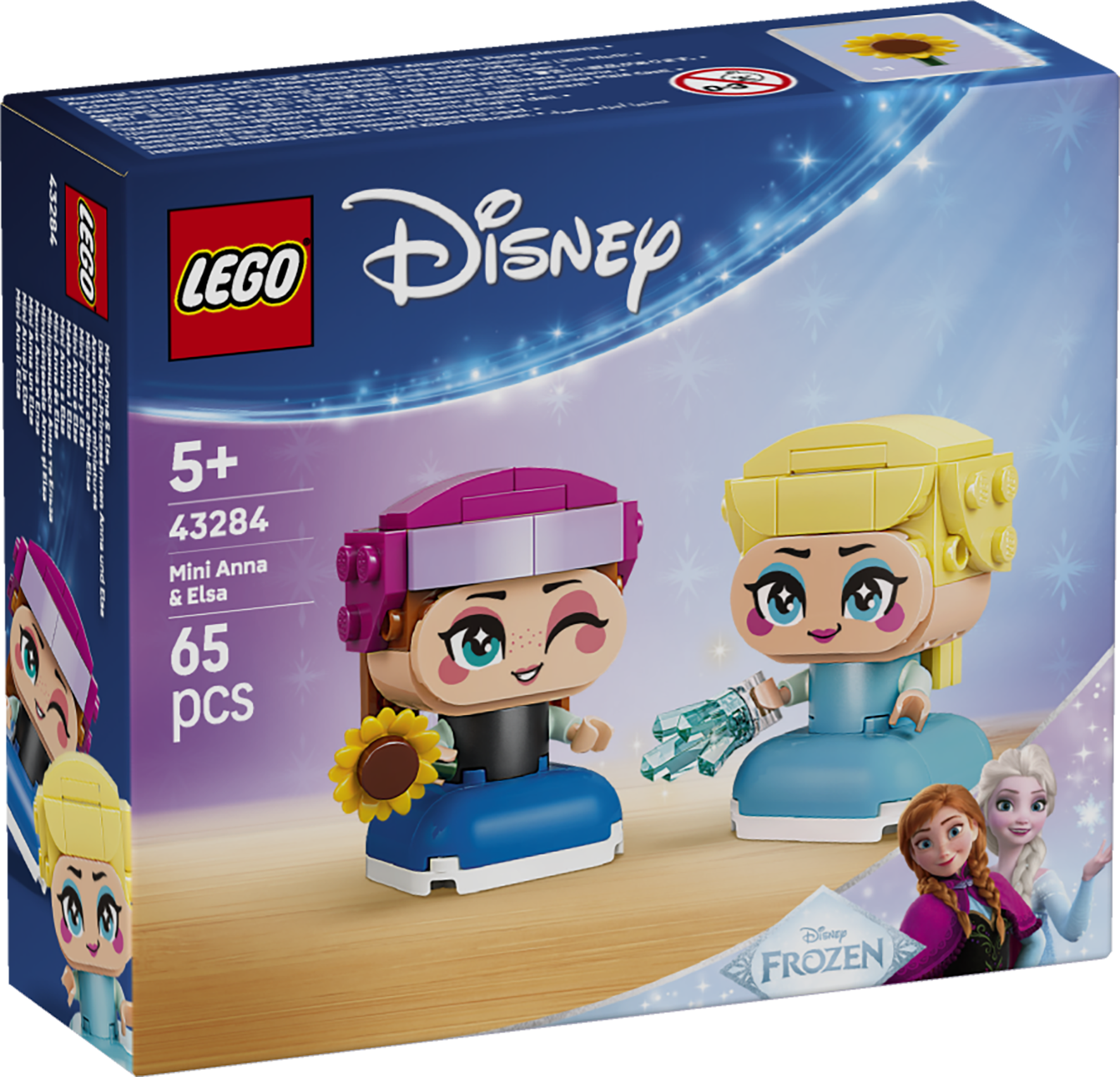 Miniatyrer av Anna og Elsa