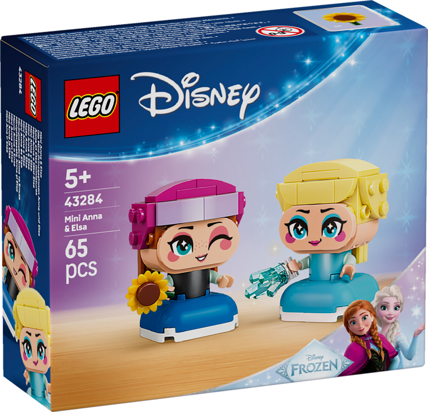 Miniatyrer av Anna og Elsa
