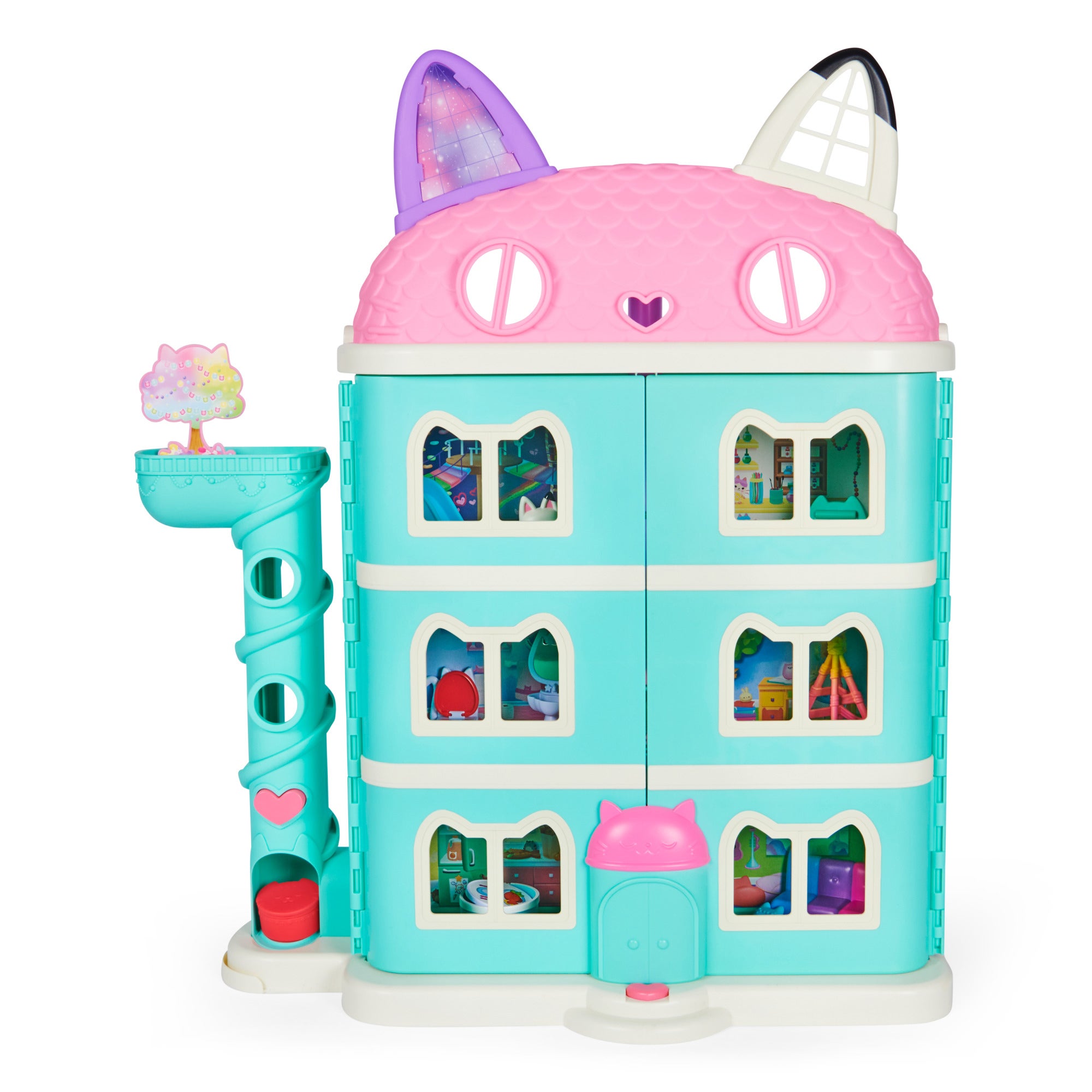 Gabby's Dollhouse Purrfect Dukkehus med 2 dukker og møbler