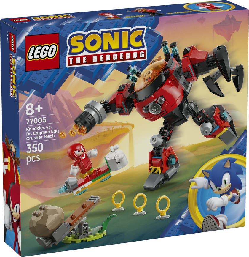 LEGO Sonic the Hedgehog™ 77005, Knuckles mot Dr. Eggmans Egg Crusher-robot