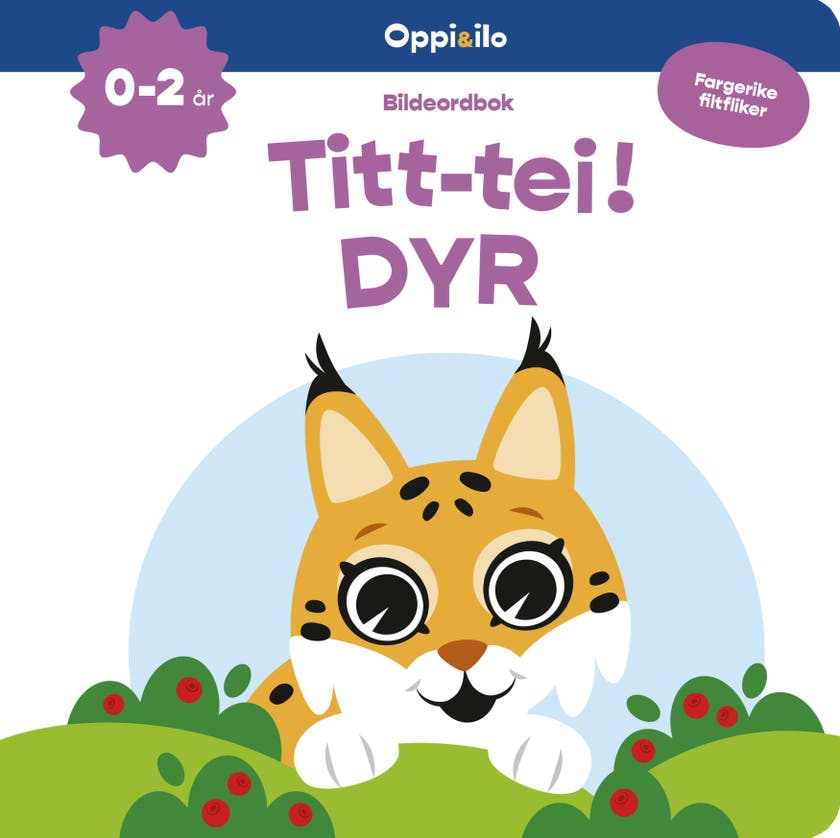 Tittei! DYR – filtklaffebok 0–2 år NO