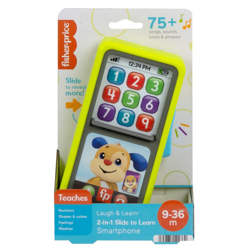 Fisher Price, 2-i-1 Slide to Learn Phone nordisk