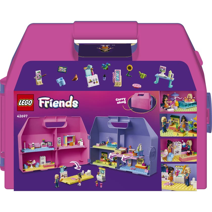 LEGO® Friends Kreativ koffert med dukkehus, byggesett 42697
