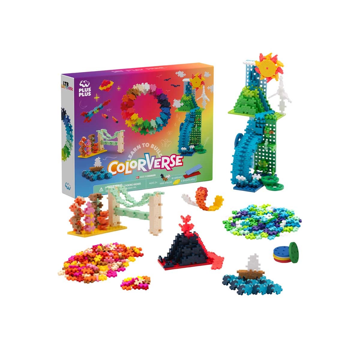 Plus-Plus Learn to build Colorverse Super sett