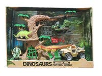 Animal Life - Dino kit med dinosaurer bil , helikopter og j