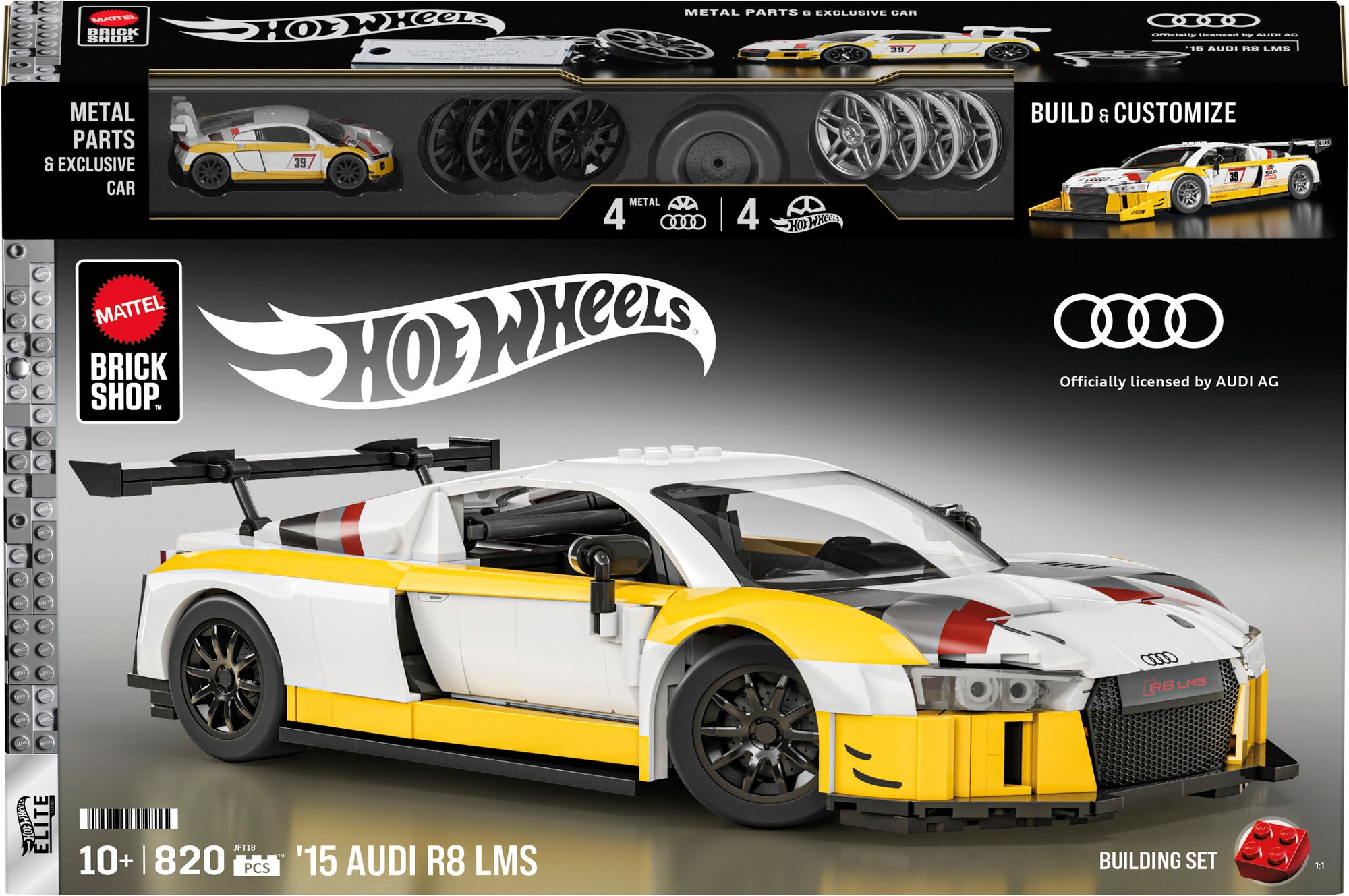 Mattel Brickshop Elite Series Audi