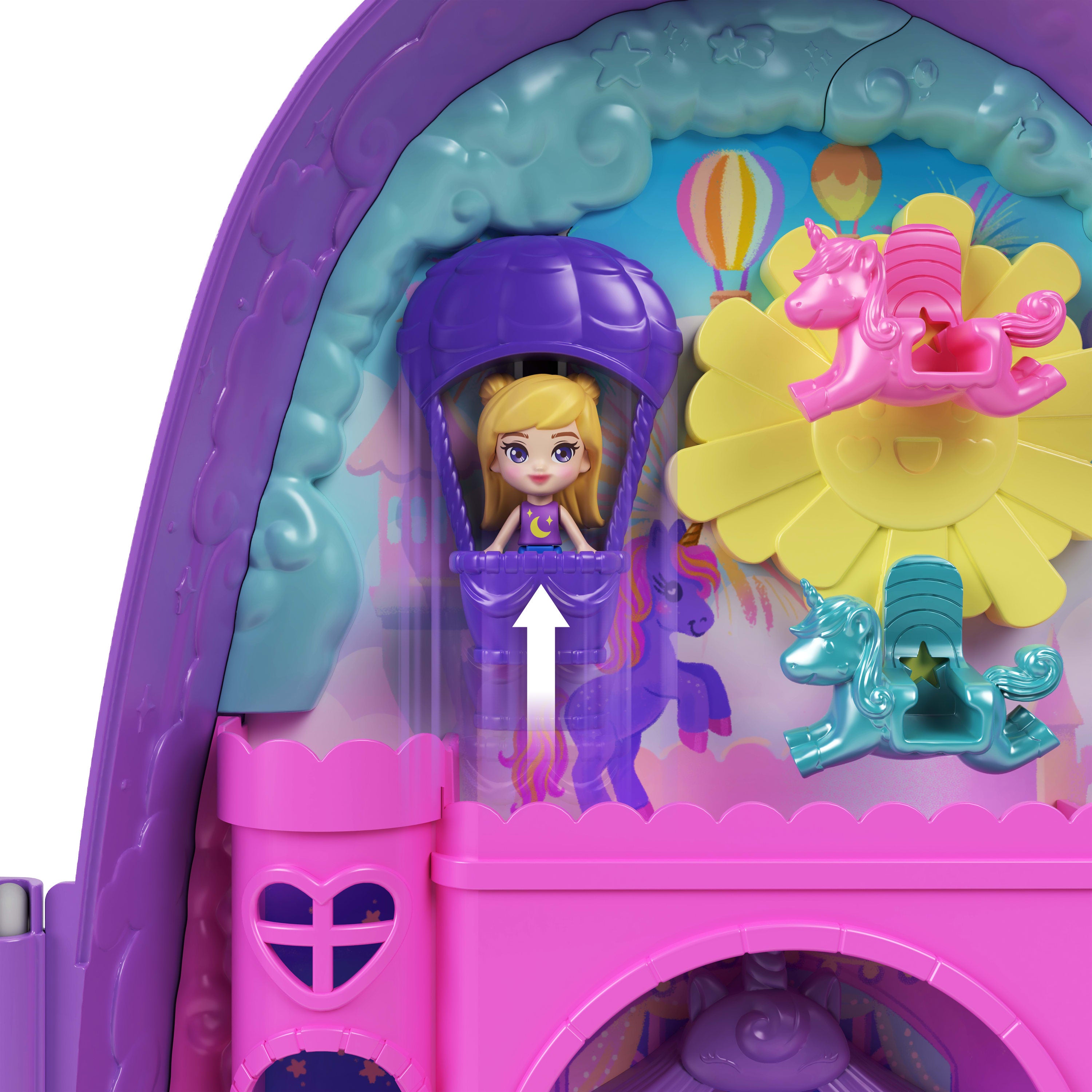 Polly Pocket Enhørning Reiseryggsekk Lekesett