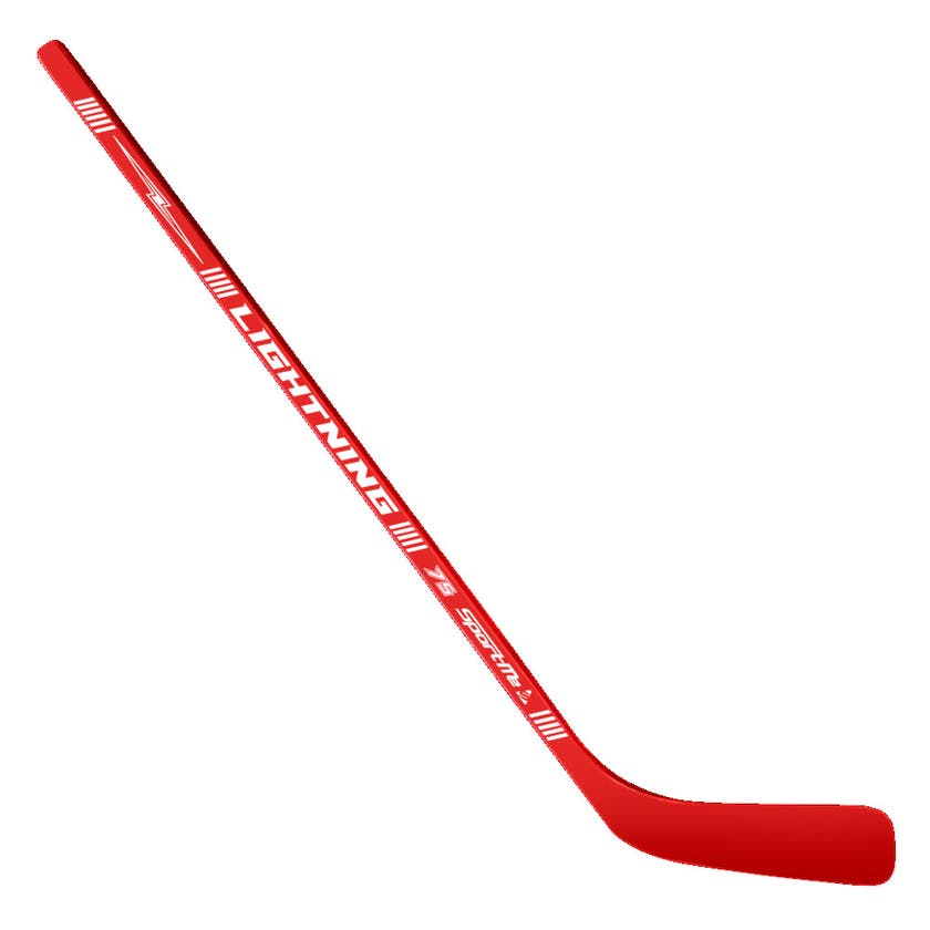 Hockeykølle Tre Lightning, 75cm Rød/Hvit