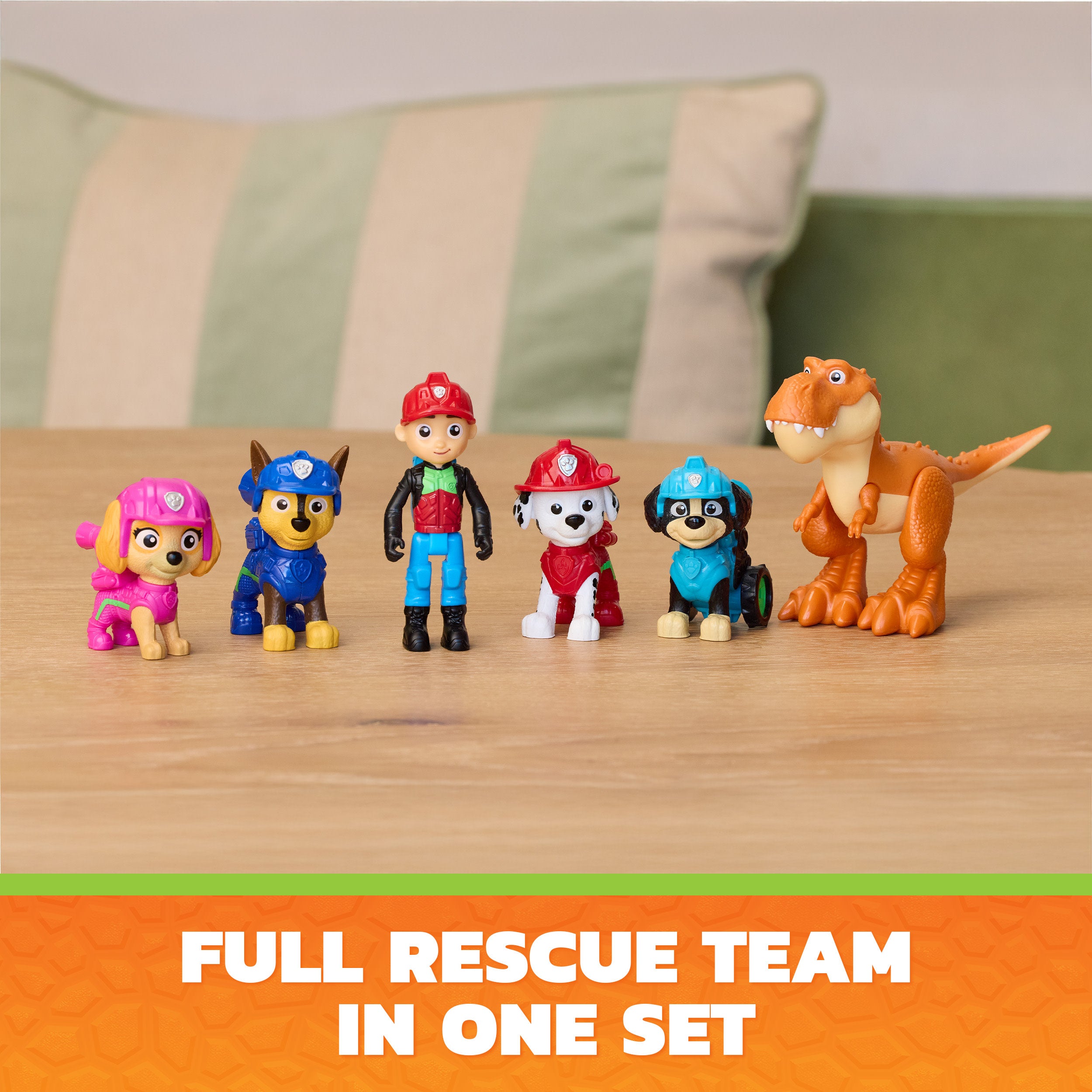 PAW Patrol Dino Adventure Pack - 6 figurer