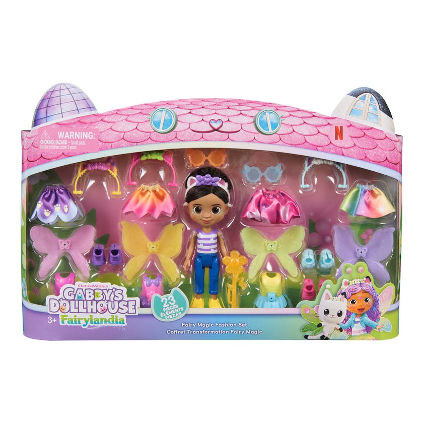 Gabby's Dollhouse Fairy Magic Fashion Set dukke