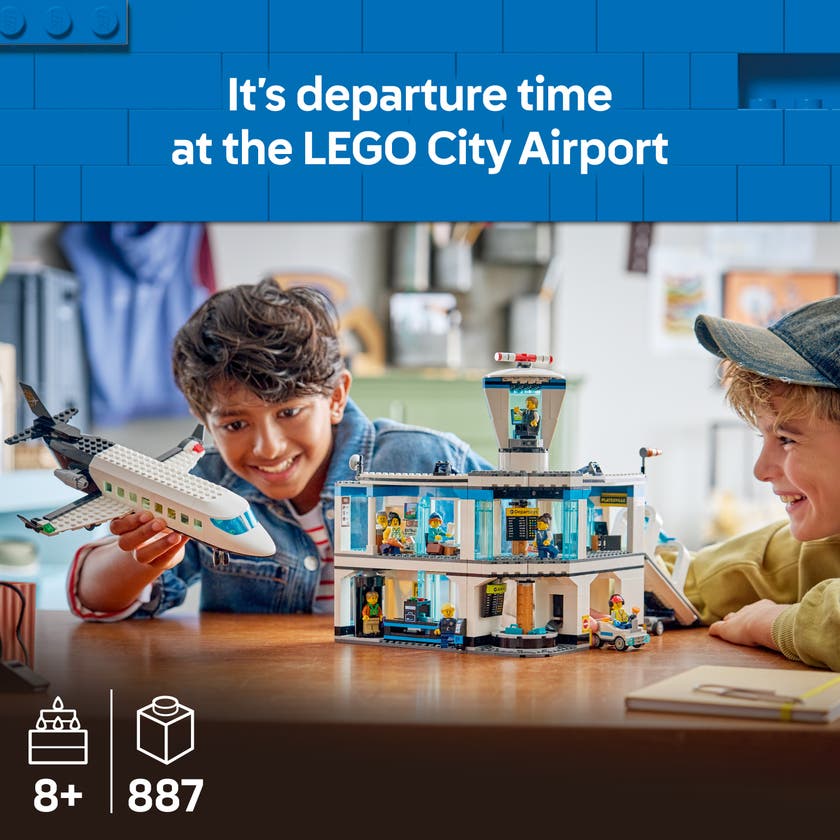 LEGO® City Lufthavn med Fly 60502