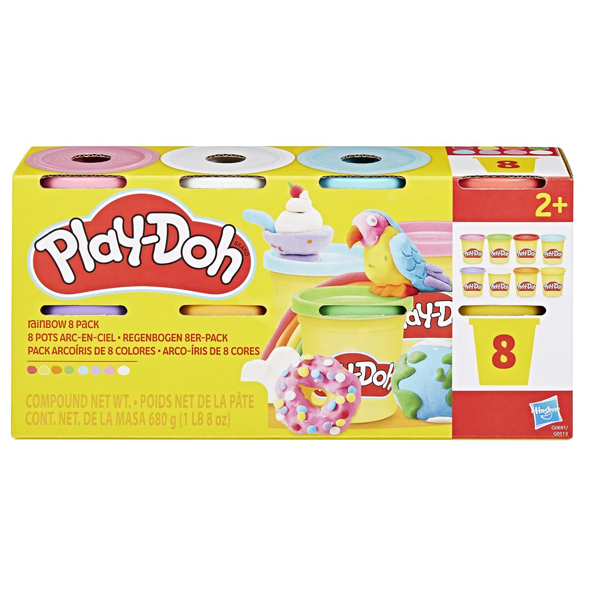 Play-Doh Lera 8 farger Regnbue