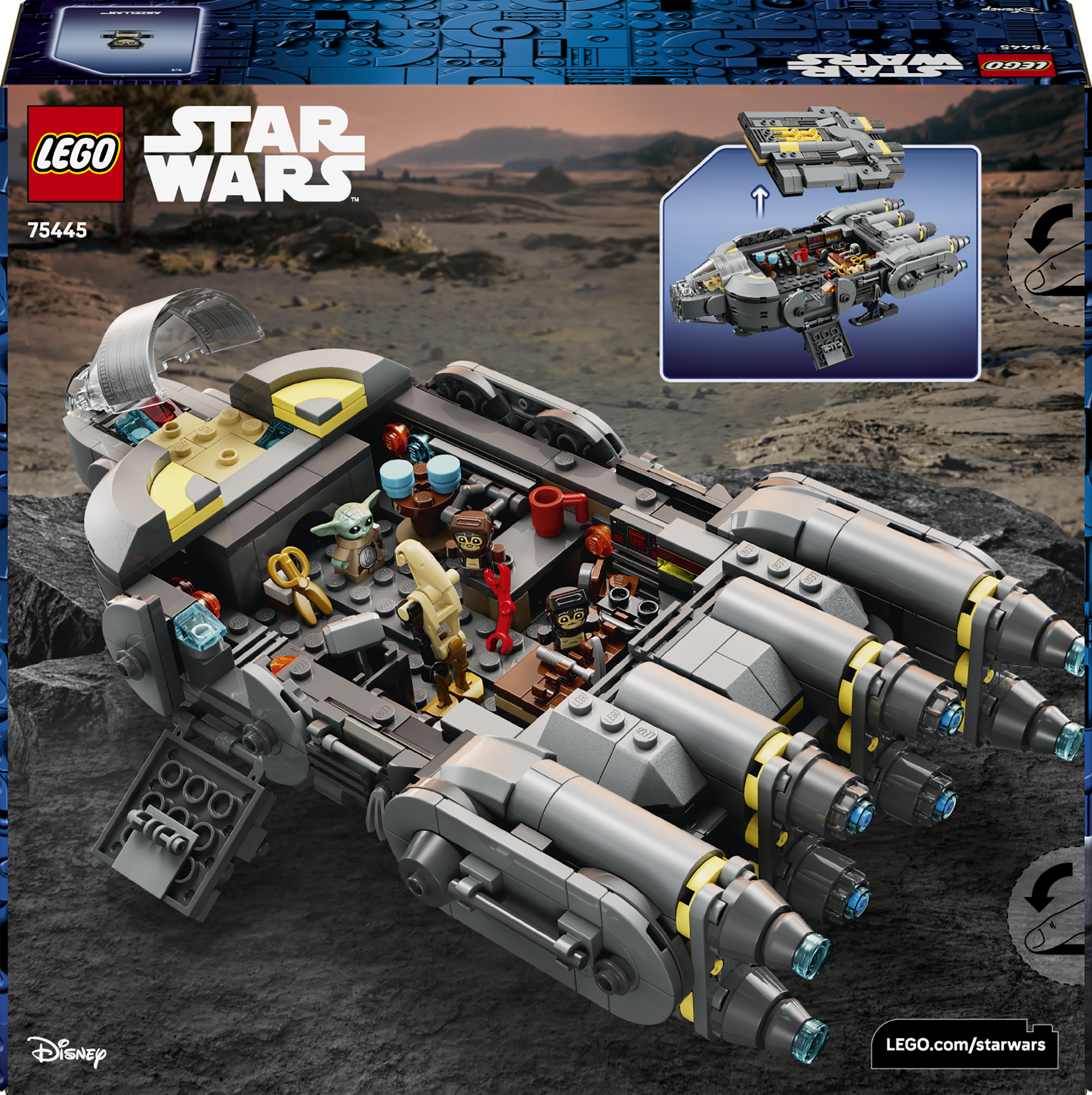 LEGO® Star Wars™ Anzellaner-stjerneskip, lekebyggesett 75445