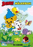 Bamse fargebok med 96 bilder