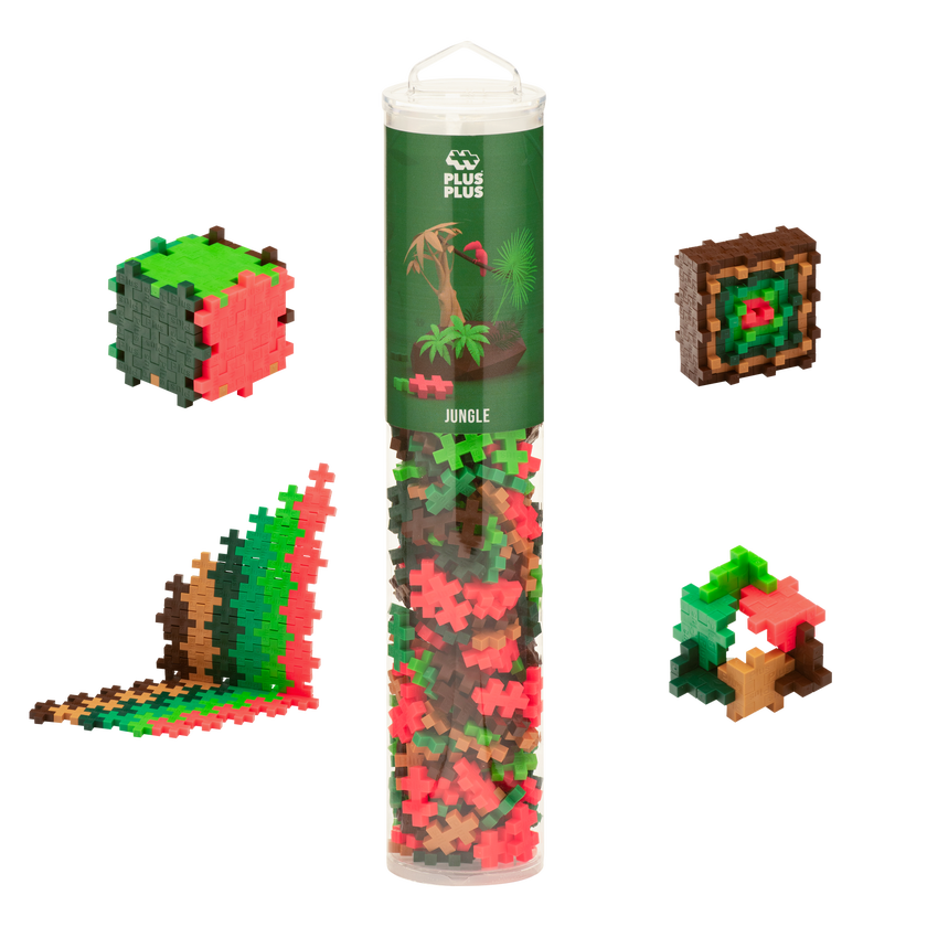 Plus-Plus Jungle mix / 240 stk Tube