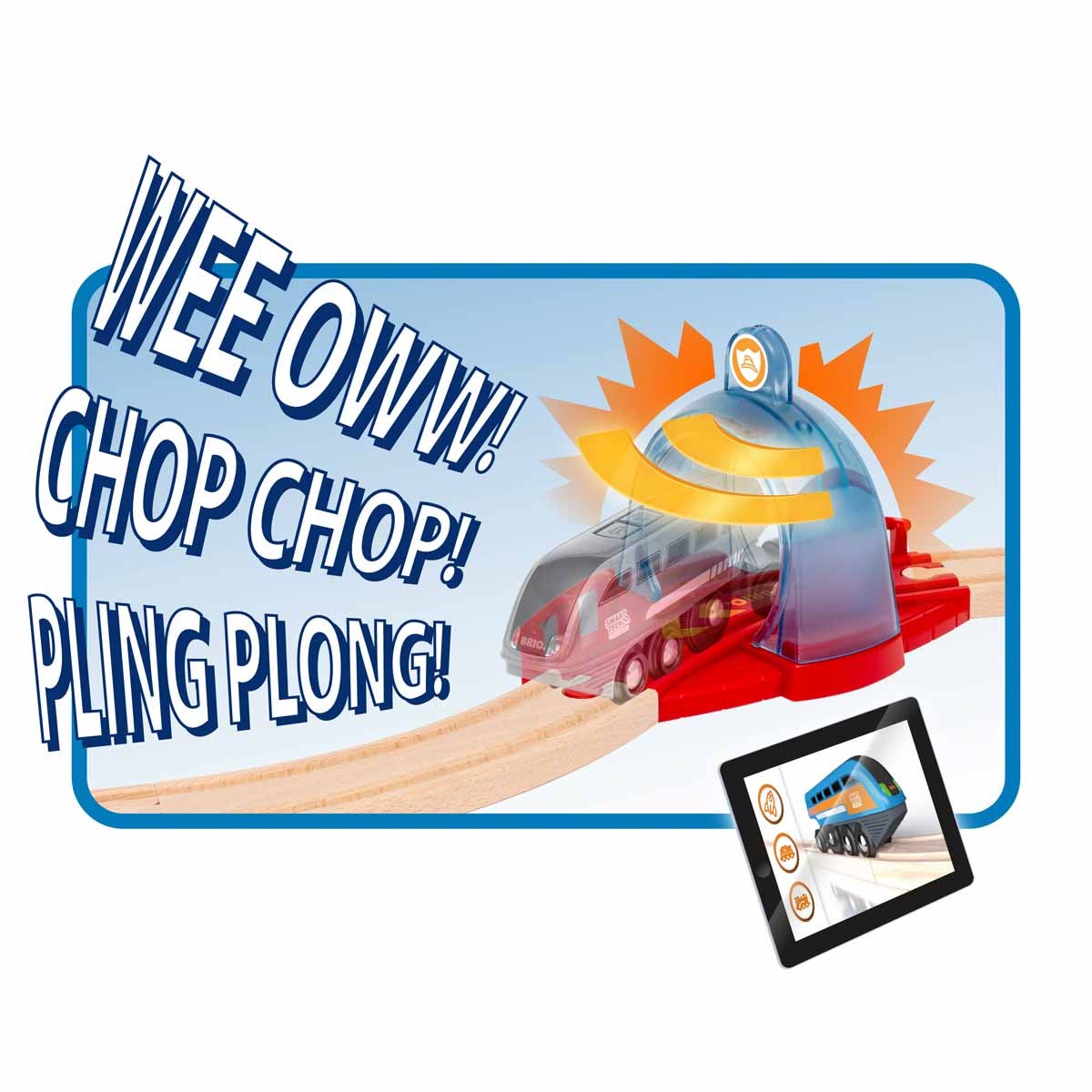 BRIO 33976, Redningsaksjon Tunnelfartøysett Smart Tech Lyd