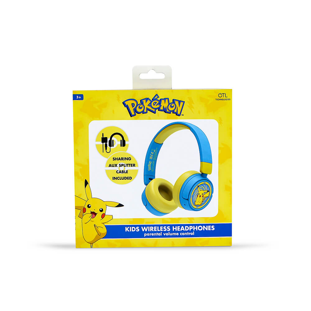 Pokémon trådløse hodetelefoner for barn