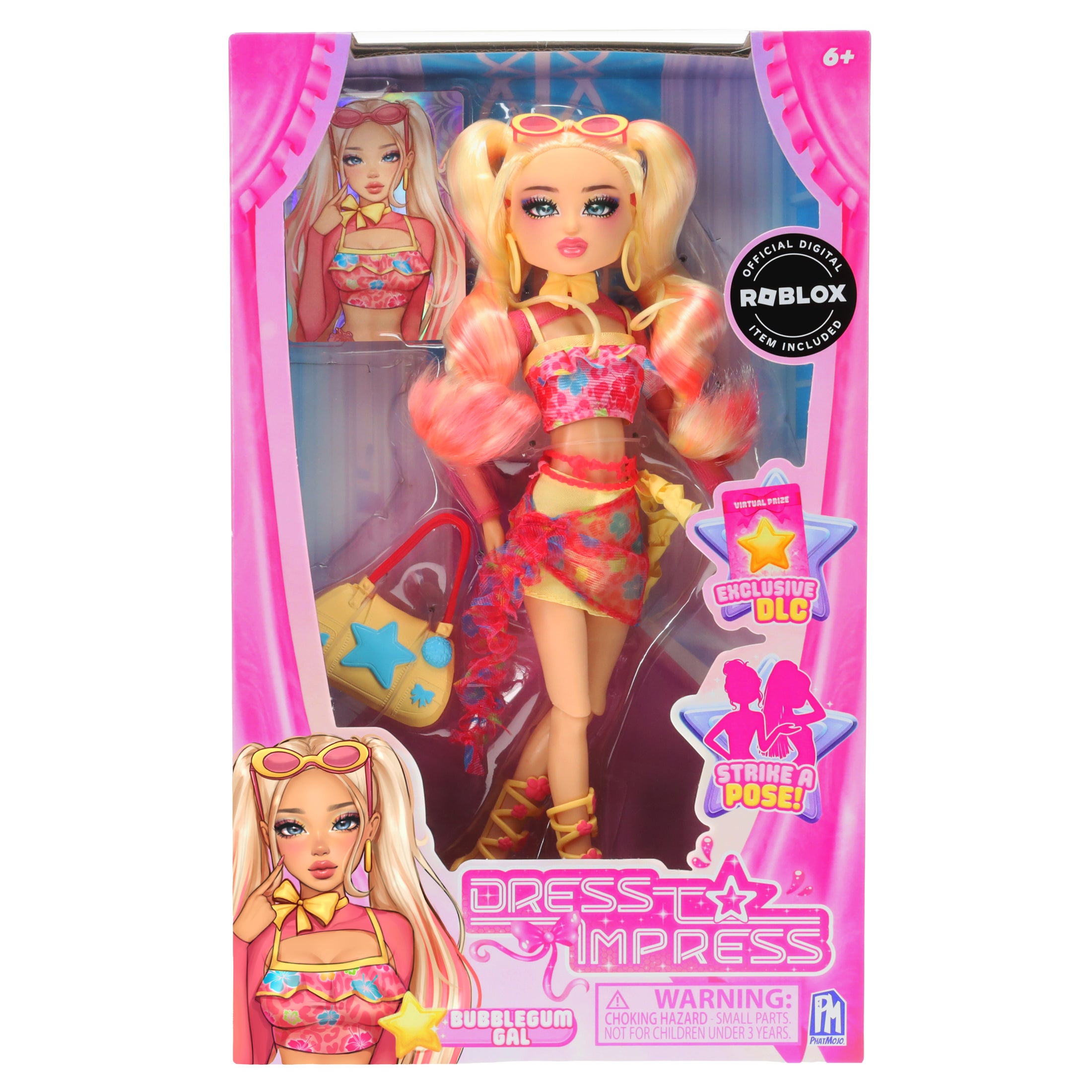 Bubble Gum Gal Modedukke - Dress To Impress