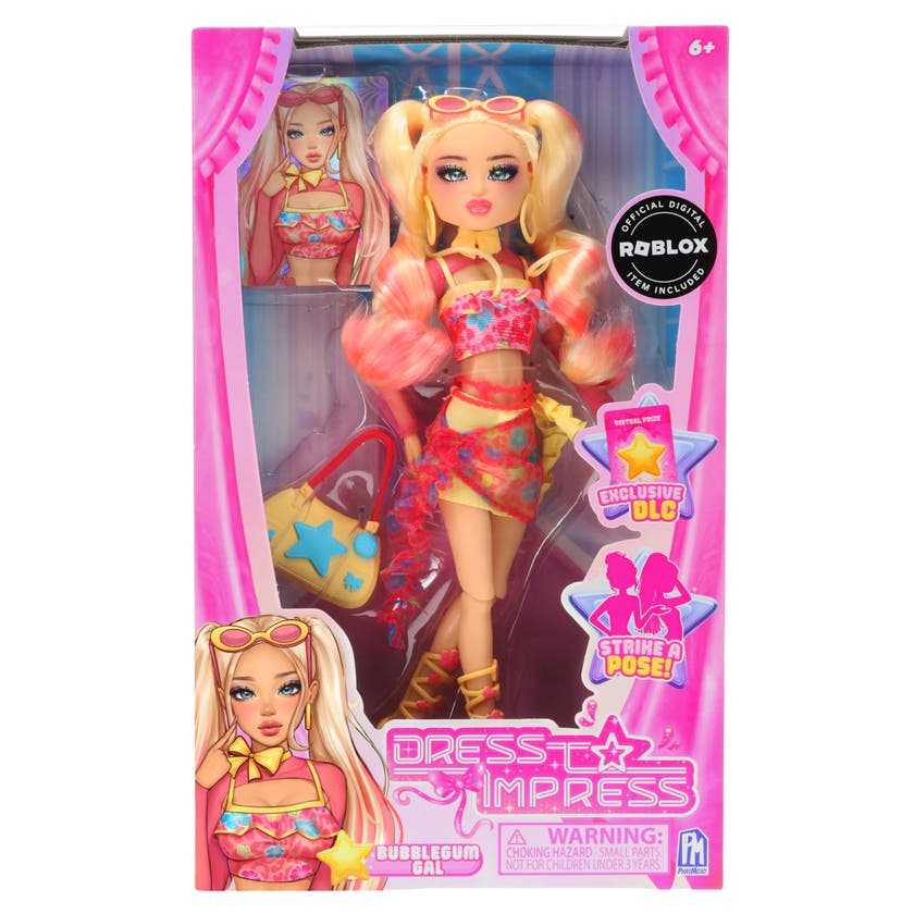 Bubble Gum Gal Modedukke - Dress To Impress