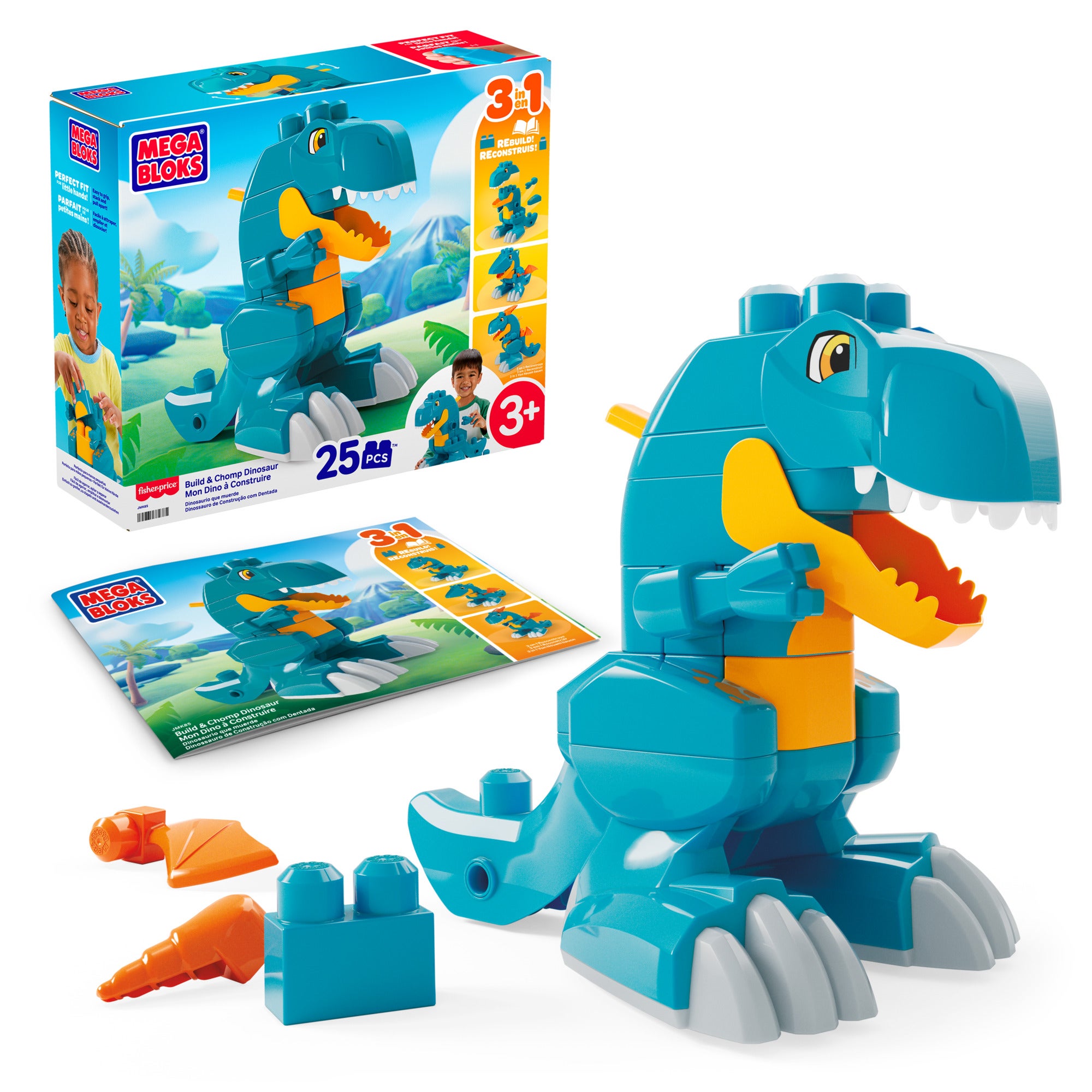 MEGA BLOKS Build & Chomp dinosaur