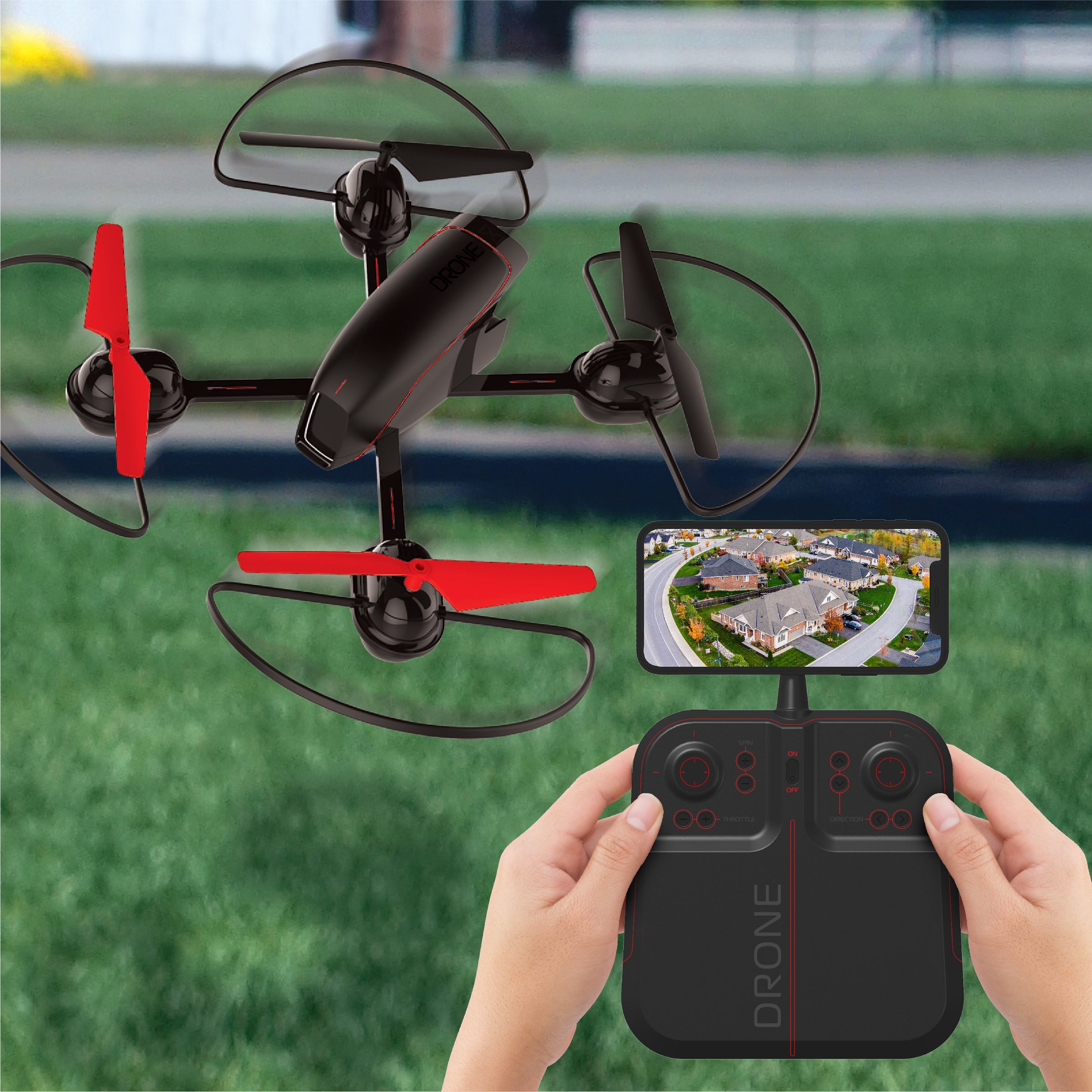 Sharper Image Mach 10, videodrone med kamera