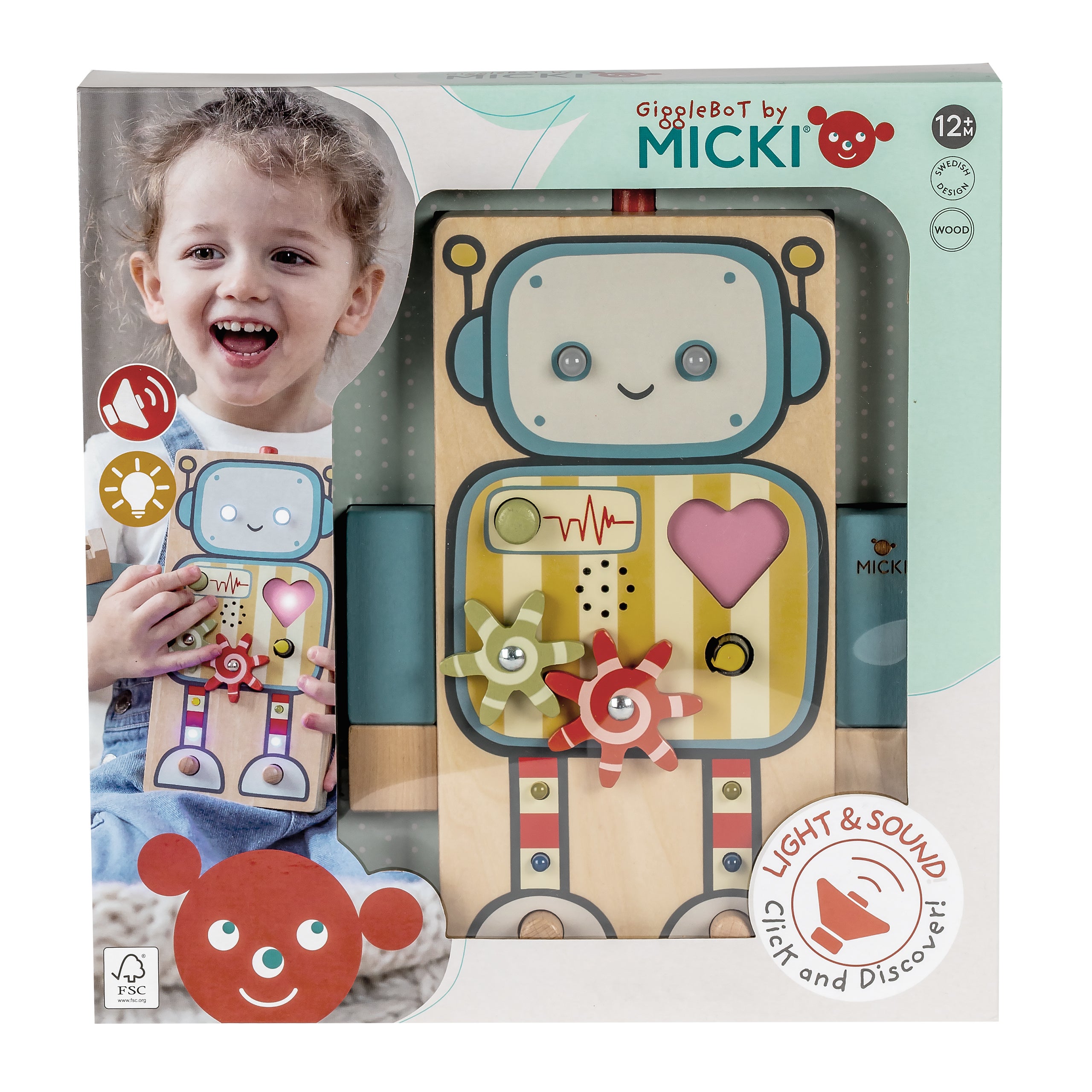MICKI Gigglebot aktivitetsleke