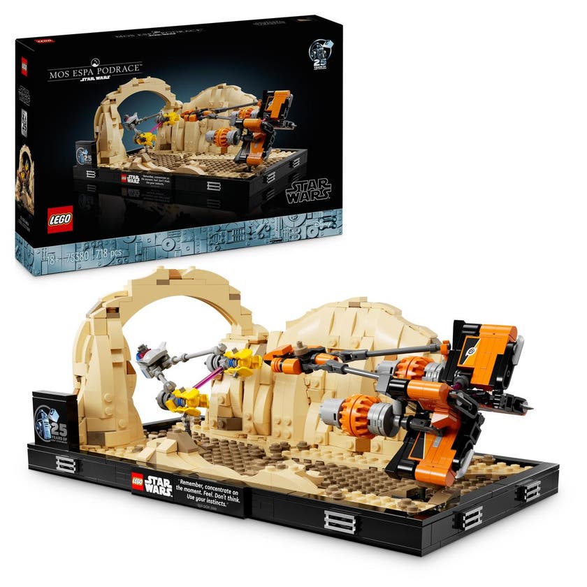 LEGO Star Wars 75380, Mos Espa Podrace-diorama