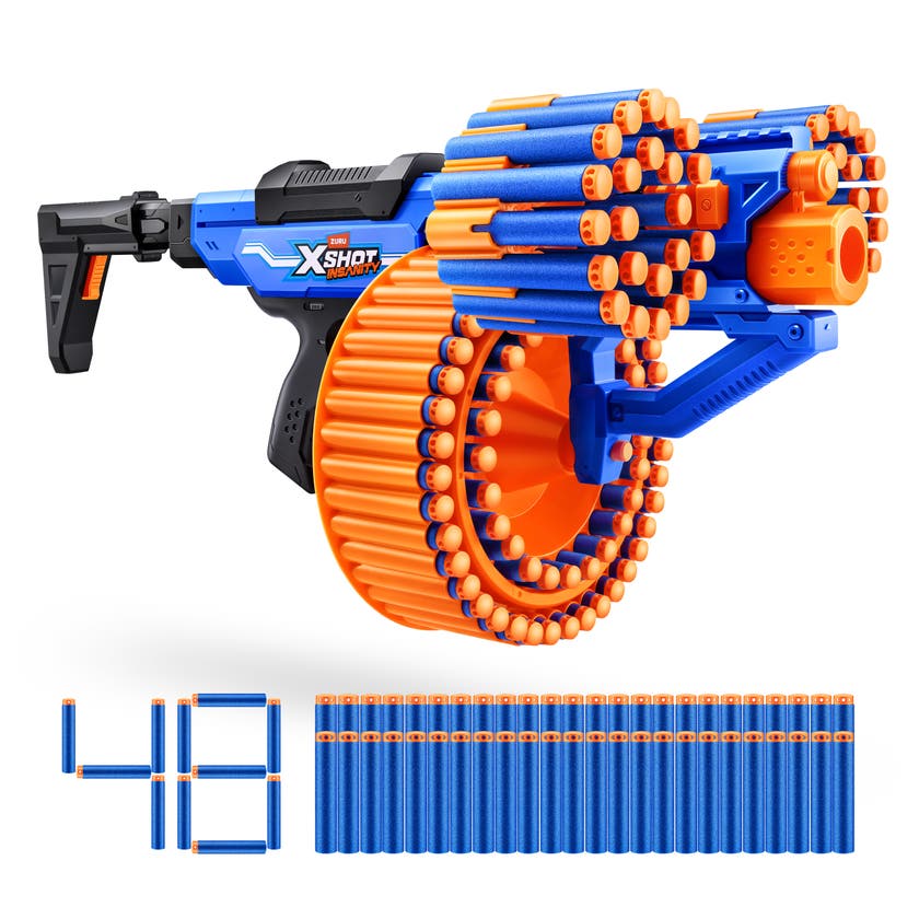 XSHOT Insanity Blitz Hammer skumblaster med 48 piler