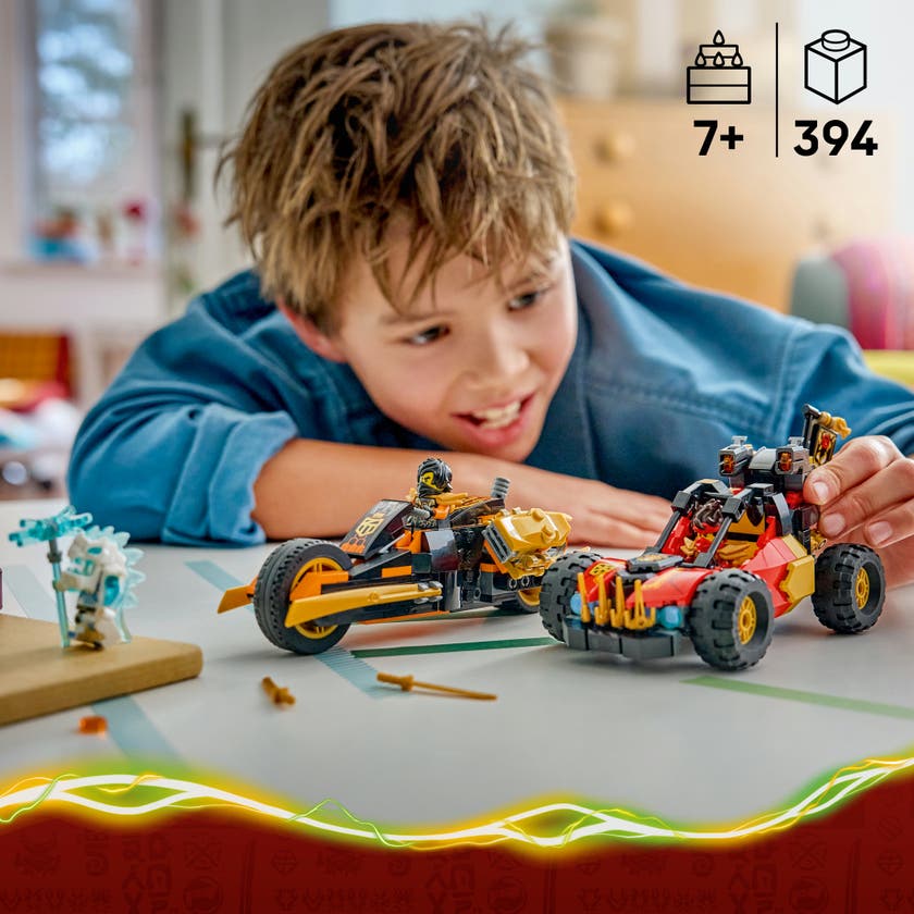 LEGO® NINJAGO® Kai og Coles kombokjøretøy, leke 71864