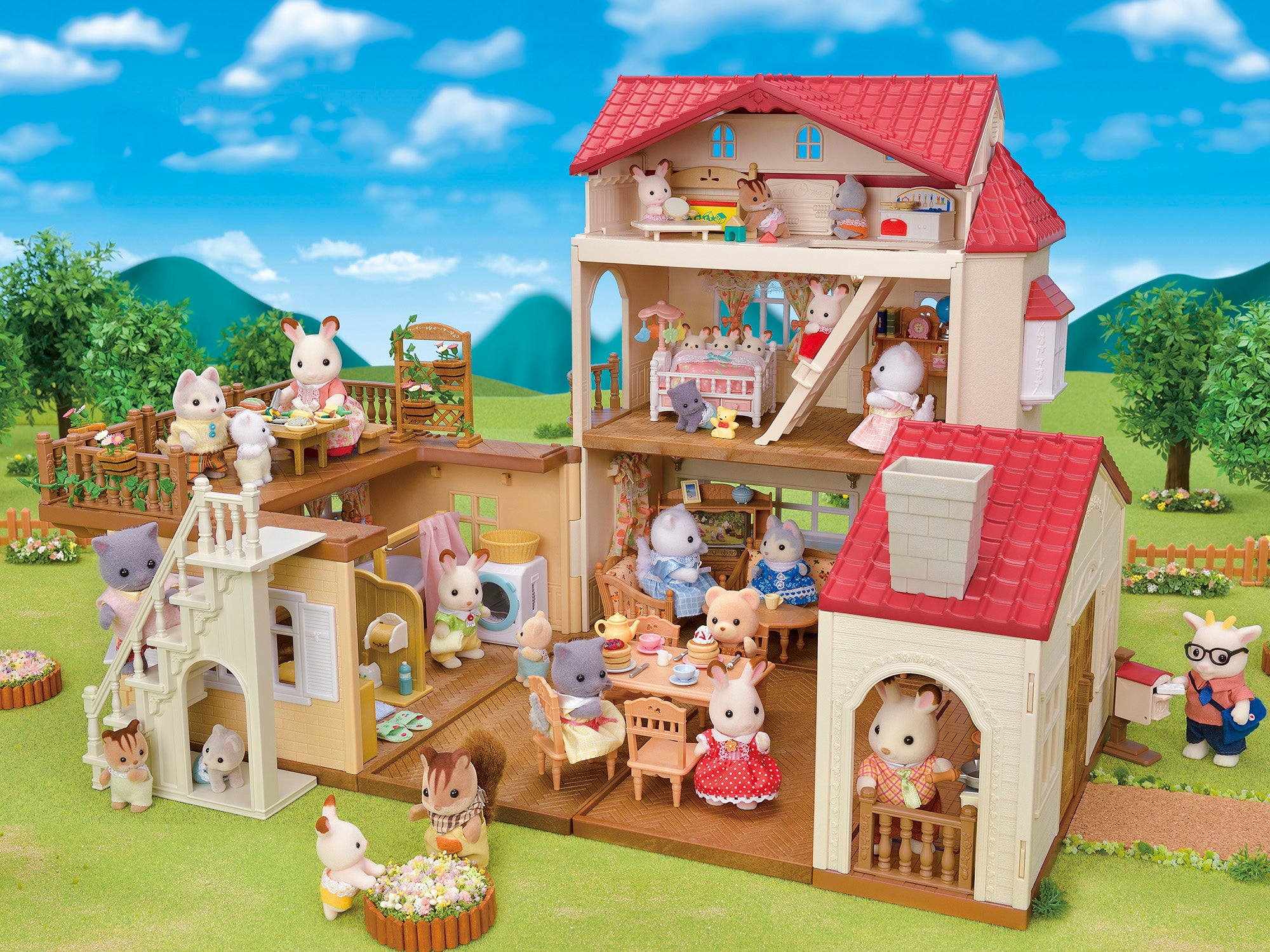 Sylvanian Families - Det nye huset med loft