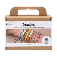 Mini DIY Mix Smykker, Fargerike Armbånd, 1 Forp.