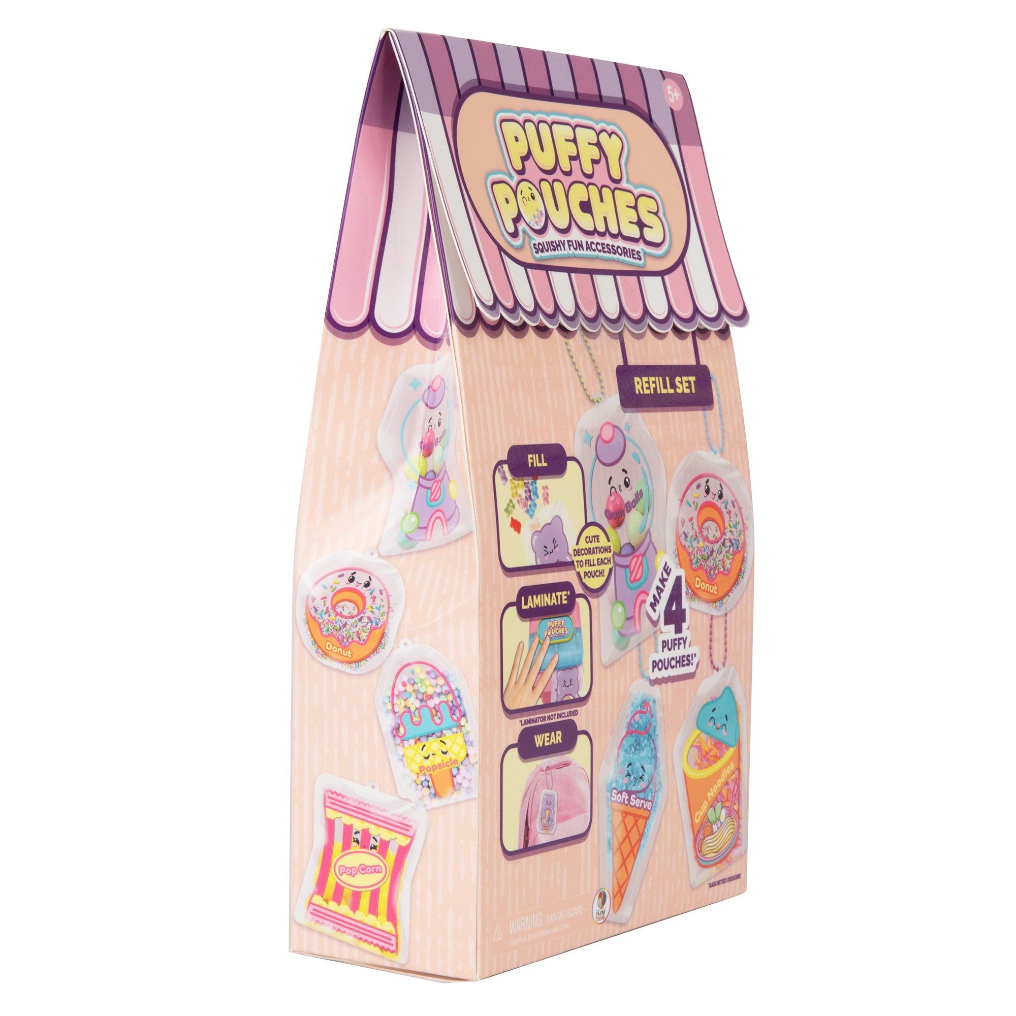 Puffy Pouches refillkit – lag 4 klemvennlige squishys