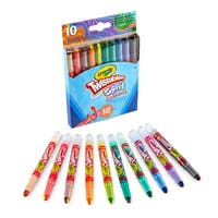 Crayola 10 Twistable Swirl - Vokskritt