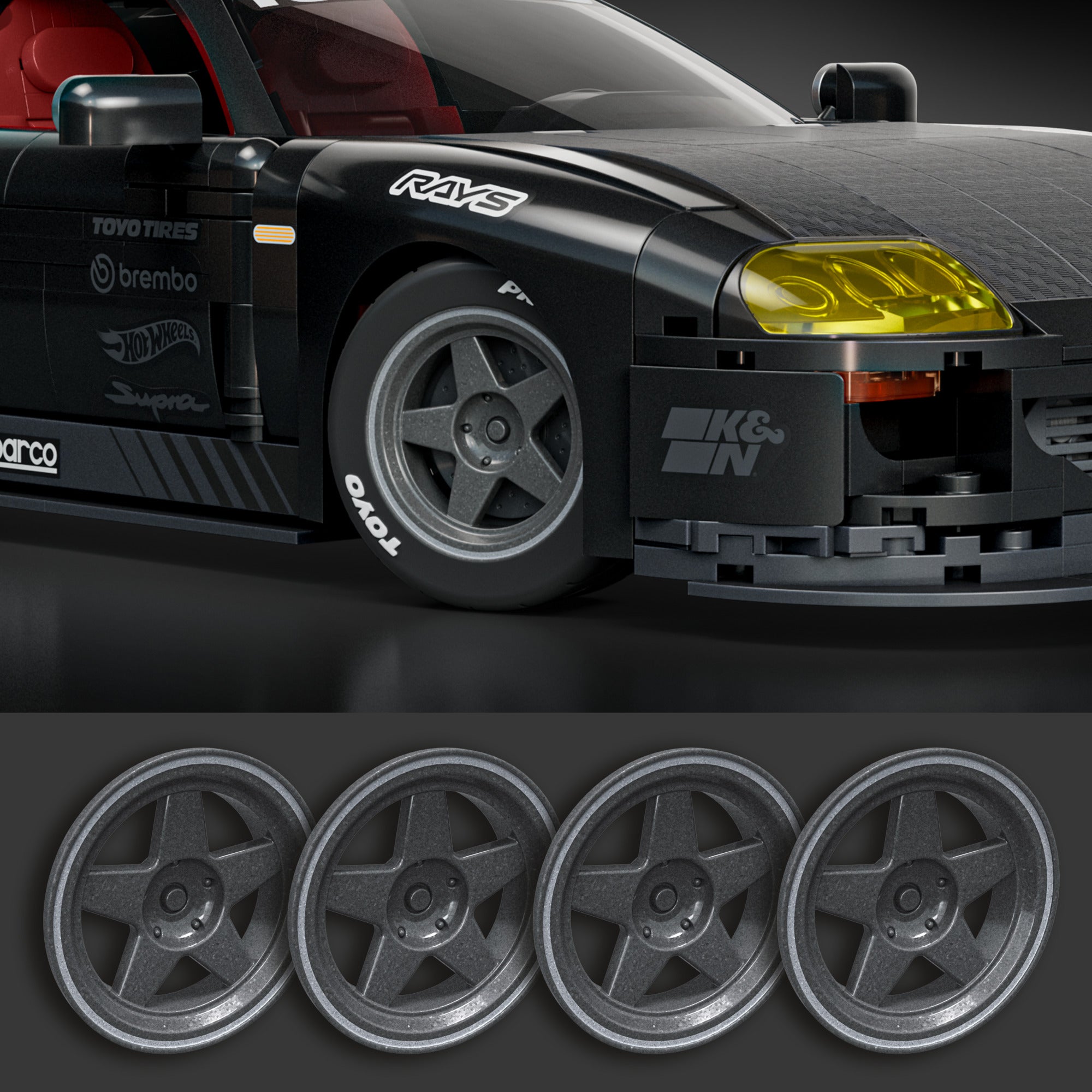 Brick Shop Hot Wheels Toyota Supra MKIV Konstruksjonsleke