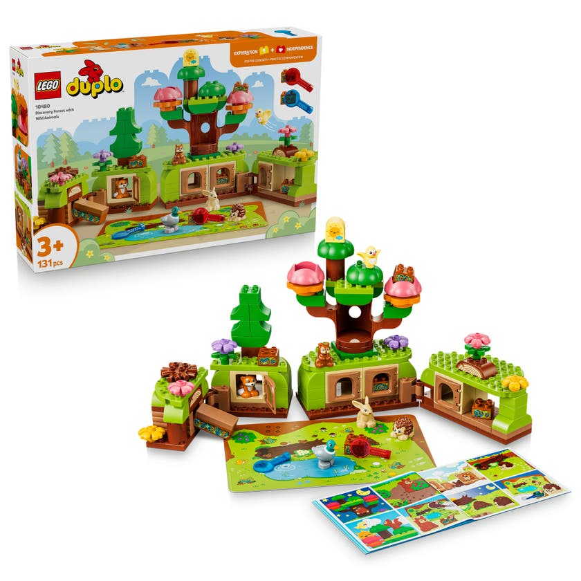 LEGO® DUPLO® Spennende skog med ville dyr 10480