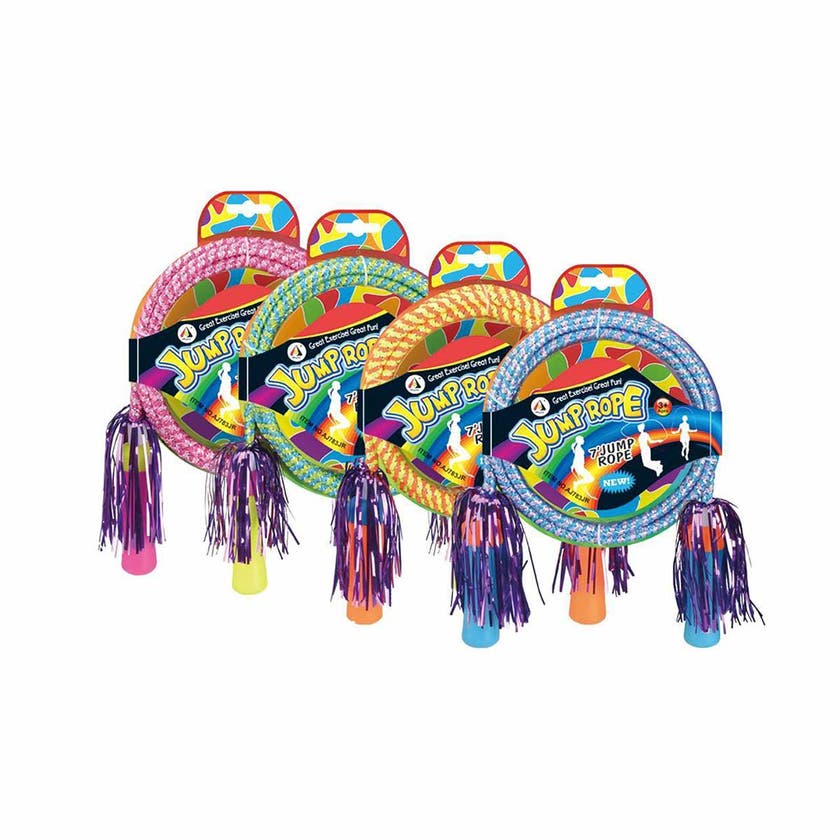 Hoppetau med pomponer
