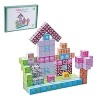 Mag&Play Building Cubes 2 cm 110 stk Rosa