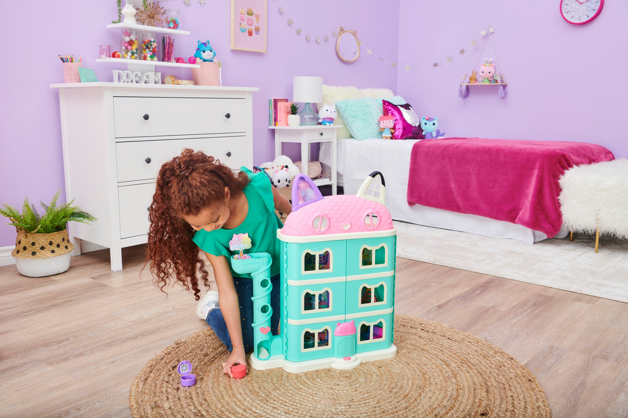 Gabby's Dollhouse Purrfect Dukkehus med 2 dukker og møbler
