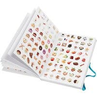 Bok med klistremerker