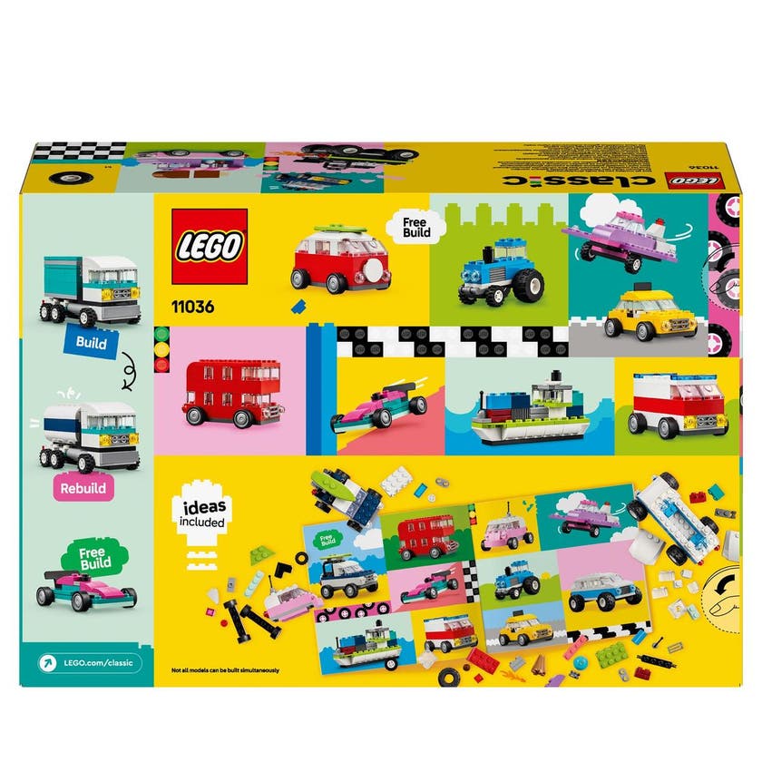 LEGO Classic 11036, Kreative kjøretøy