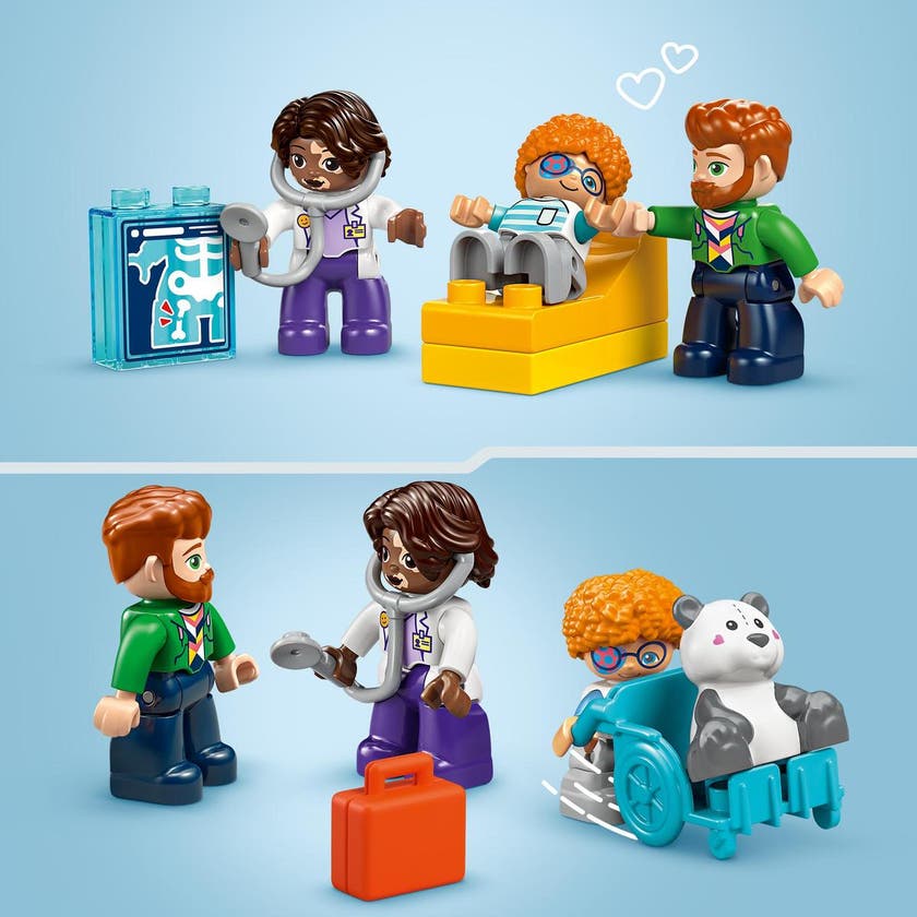 LEGO DUPLO Town 10449, Første gang: Besøke legen