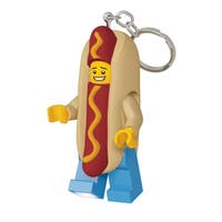 HOT DOG MAN Nøkkellykt: nøkkelring med LED-lys