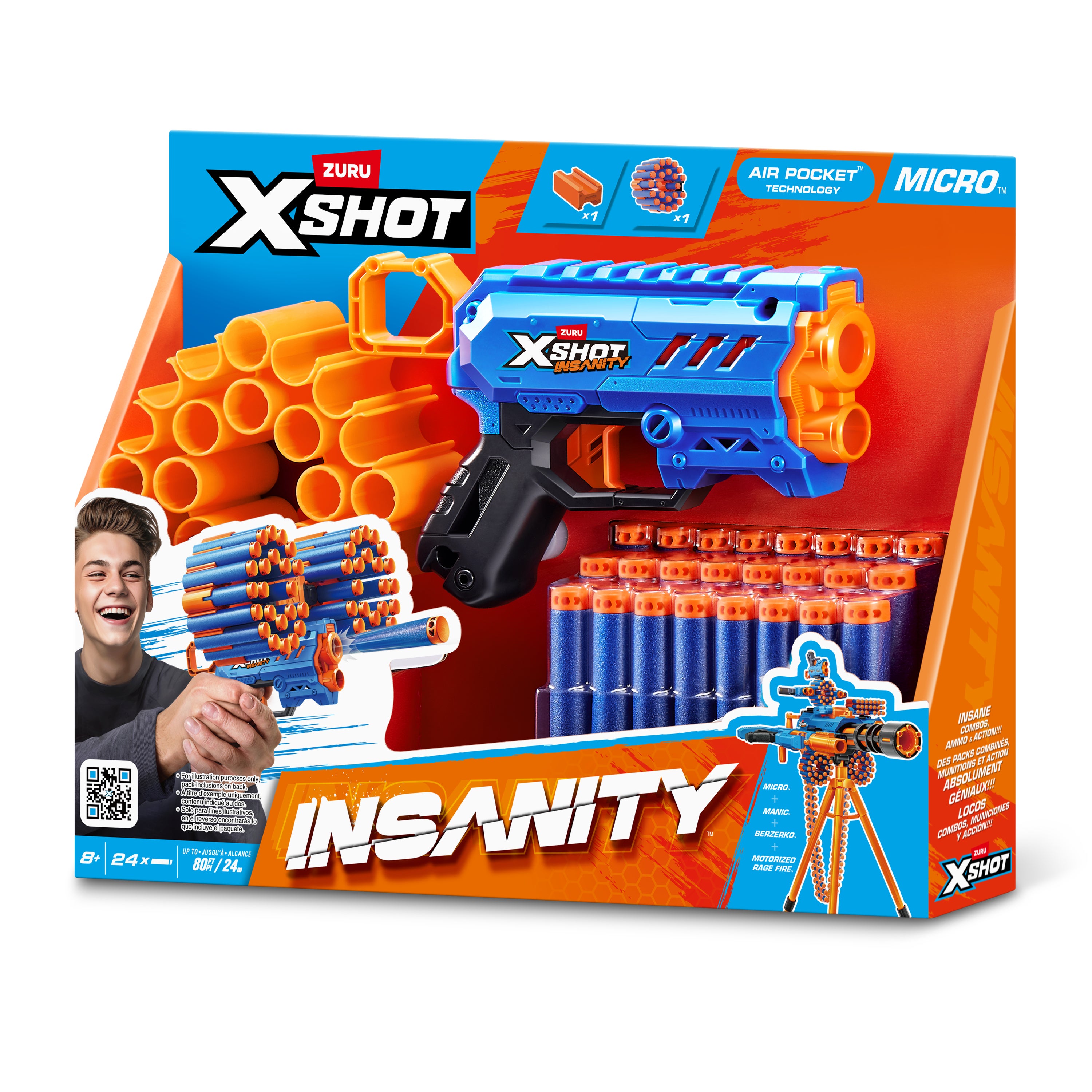 XSHOT Insanity Micro Blaster Skumpistol